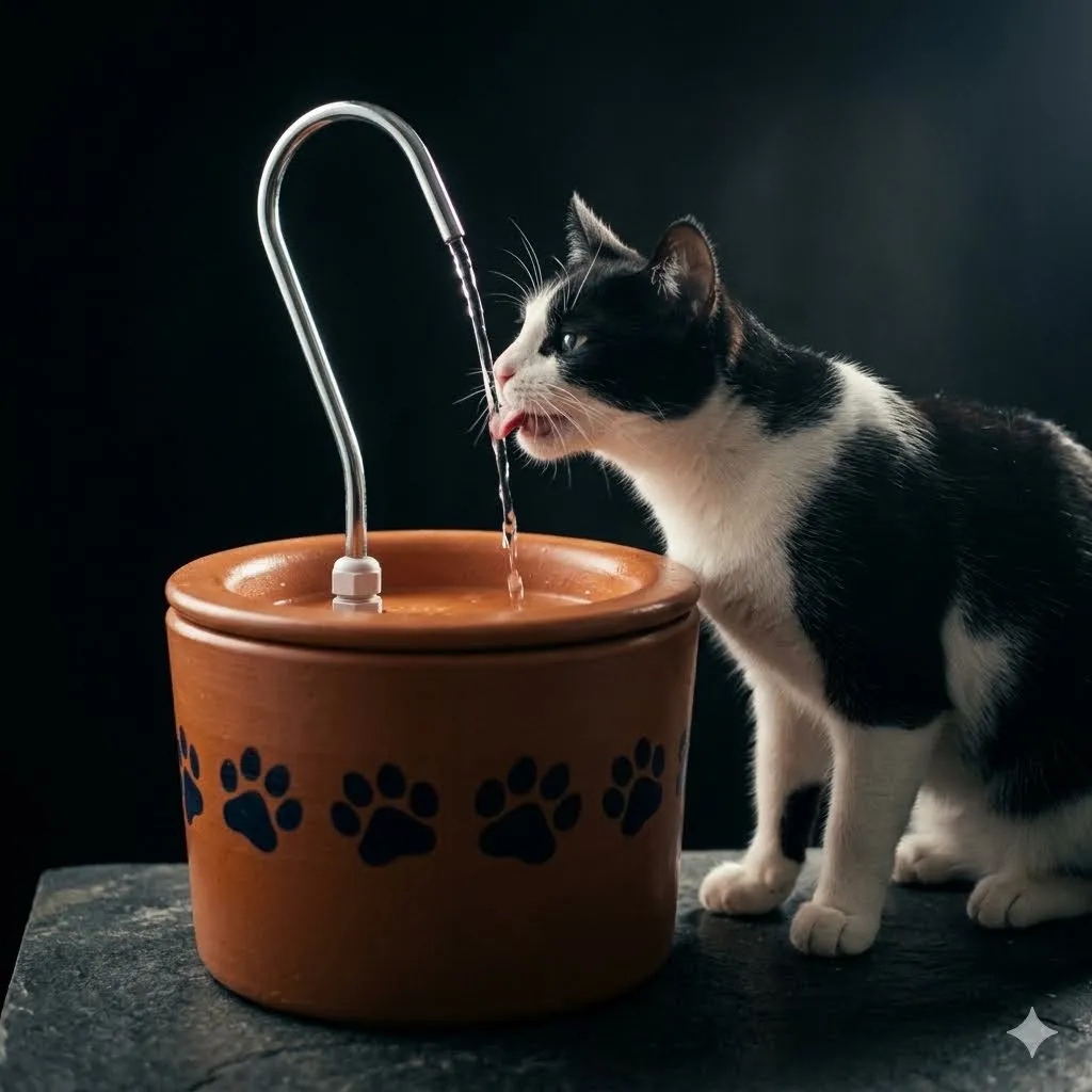 Bebedouro Gatos Cerâmica 3 L Bivolt - Image 3
