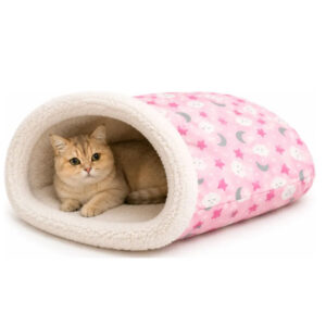 Cama Saco De Dormir Toca Pet Cachorro Gato Quentinha Lavável