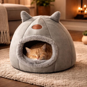 Casinha Cama Iglu Toca Tenda Cabana Para Gato Cachorro Pet G