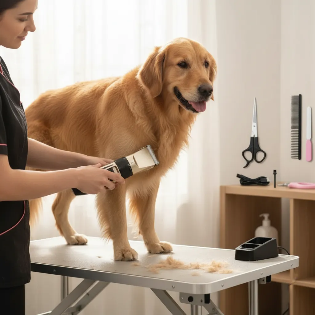 Máquina De Tosa Pet Silenciosa Cães Gatos Sem Fio Profissional - Image 3