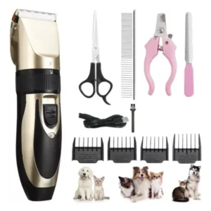 Máquina De Tosa Pet Silenciosa Cães Gatos Sem Fio Profissional